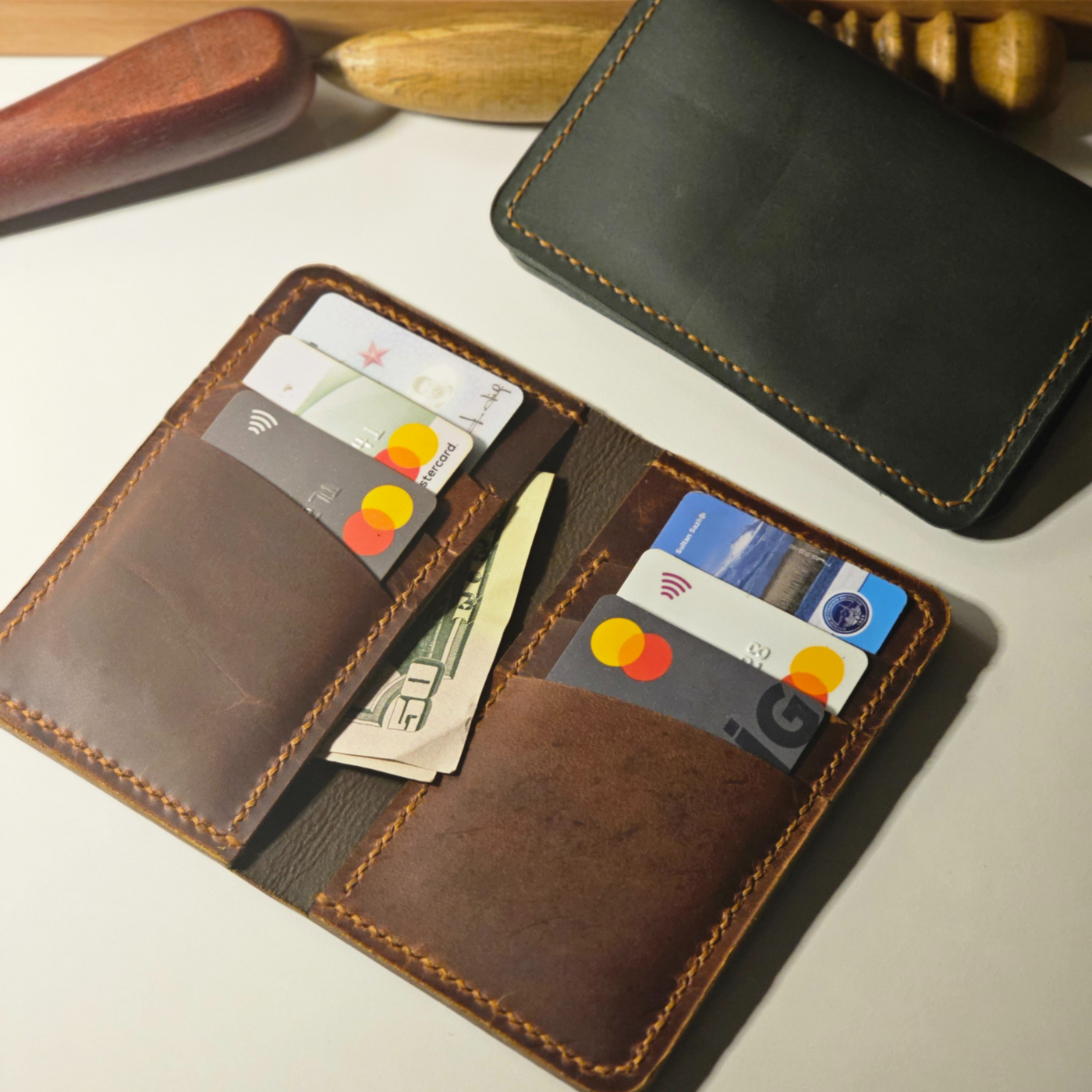 Handmade Leather Card Holders