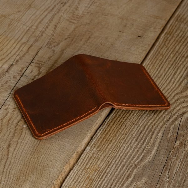 Personalized Full-Grain Leather Bifold Wallet, Classic — Kalyon in Brown Personalized Full-Grain Leather Bifold Wallet, Classic — Kalyon in Brown