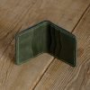 Personalized Full-Grain Leather Bifold Wallet, Classic — Kalyon in Green Personalized Full-Grain Leather Bifold Wallet, Classic — Kalyon in Green