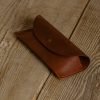Personalized Full-Grain Leather Glasses Case — Oscar in Brown Personalized Full-Grain Leather Glasses Case — Oscar in Brown