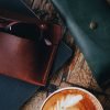 Personalized Full-Grain Leather Glasses Case — Oscar — in use Personalized Full-Grain Leather Glasses Case — Oscar — in use