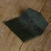 Personalized Full-Grain Leather Long Wallet with Phone Pocket — Seren in Green