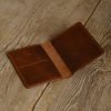 Personalized Full-Grain Leather Passport Holder — Alesta in Brown