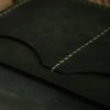 Personalized Full-Grain Leather Passport Holder — Alesta in Green