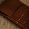 Personalized Full-Grain Leather Pen Case — Alfa in Brown